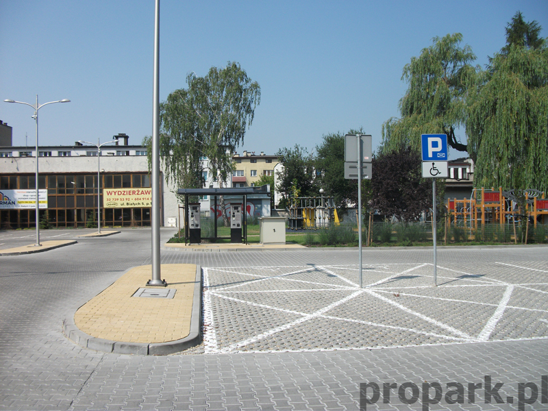 Realizacja Rybnik Parking przy ulicy Kościuszki